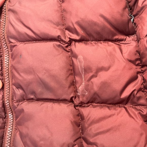 The North Face Jacket Womens Small Red Parka Puffer 550 Goose Down Hooded - Picture 3 of 15